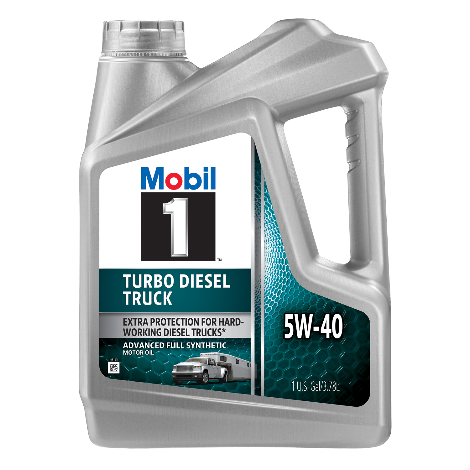 slide 1 of 5, Mobil 1 Turbo Diesel Truck 5W, 1 gal