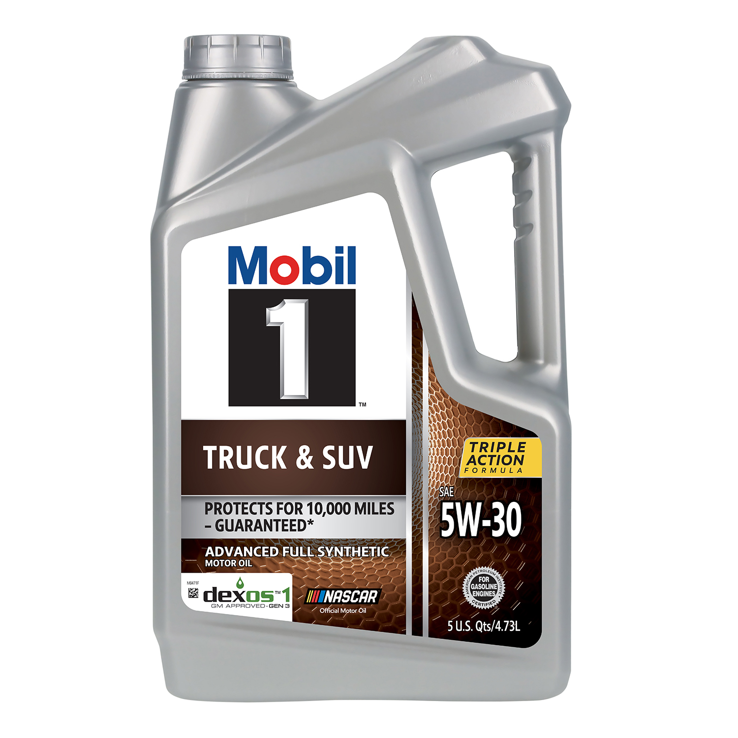 slide 1 of 8, Mobil 1 Truck & SUV Full Synthetic Motor Oil 5W-30, 5 Quart, 5 qt