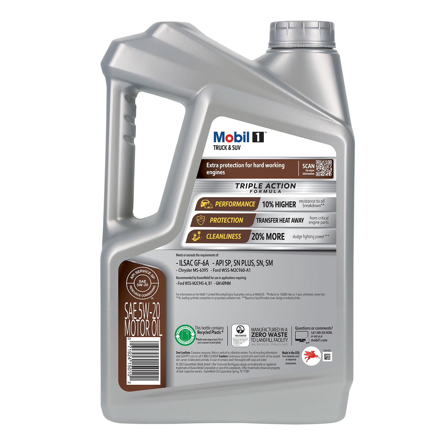 slide 2 of 8, Mobil Advance Full Synthetic Truck & SUV 5W-20 Motor Oil 5 qt, 5 qt
