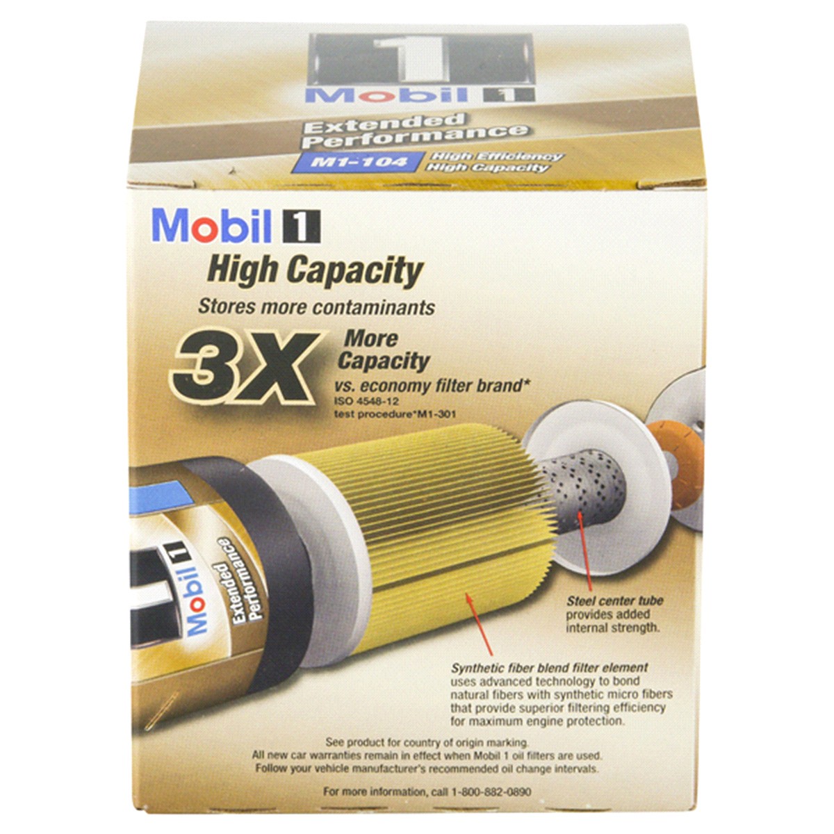 slide 2 of 6, Mobil 1 Extended Performance M1-104 Oil Filter, 1 ct