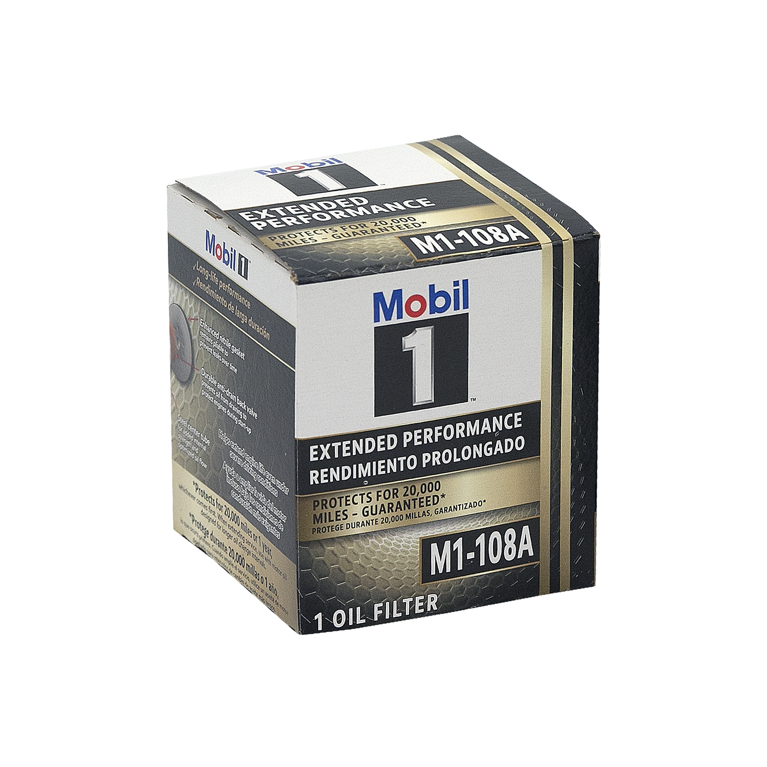 slide 1 of 1, Mobil 1 Extended Performance M1-108 Oil Filter, 1 ct