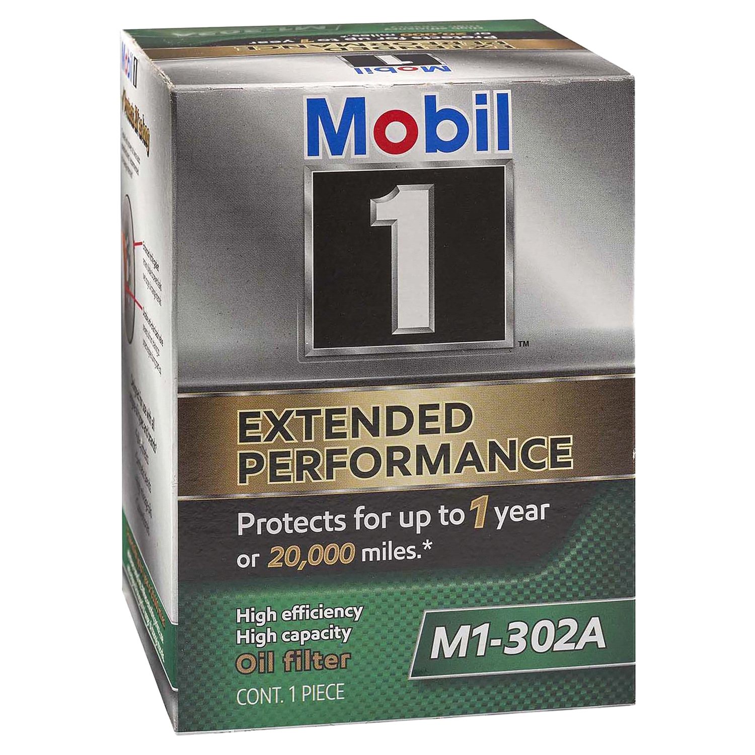 slide 1 of 3, Mobil 1 Extended Performance M1-302 Oil Filter, 1 ct