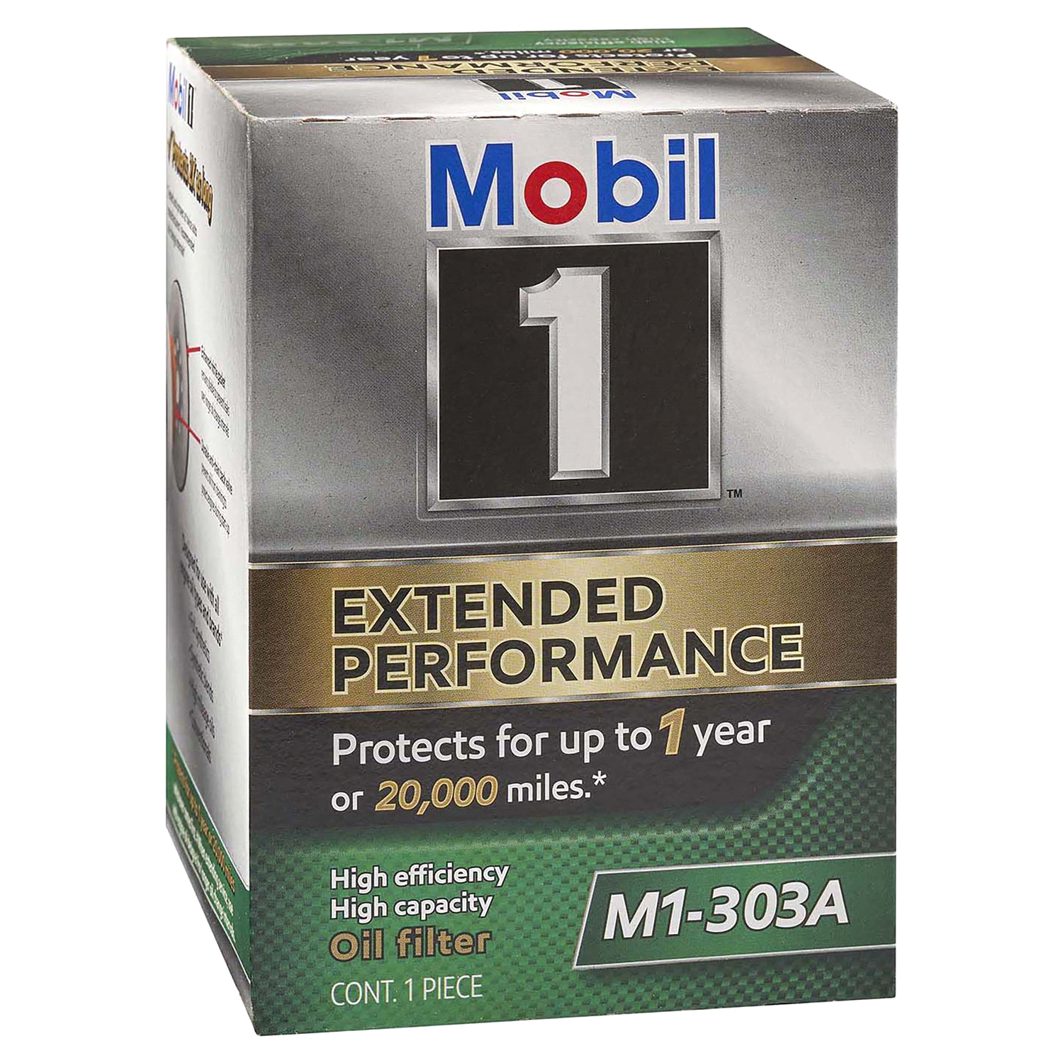 slide 1 of 3, Mobil 1 Extended Performance M1-303A Oil Filter, 1 ct