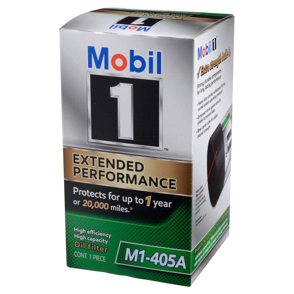 slide 1 of 1, Mobil 1 Extended Performance 20K Oil Filter M1-405A, 1 ct
