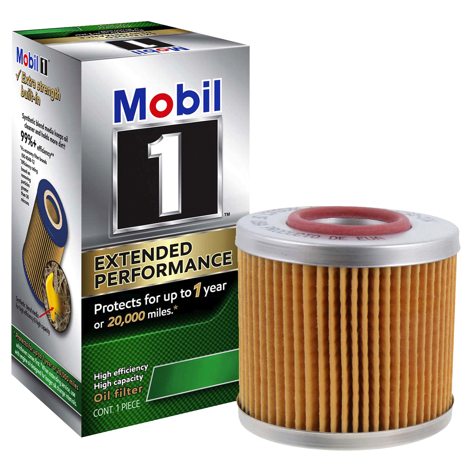 slide 1 of 1, Mobil 1 Extended Performance M1C-251 Oil Filter, 1 ct