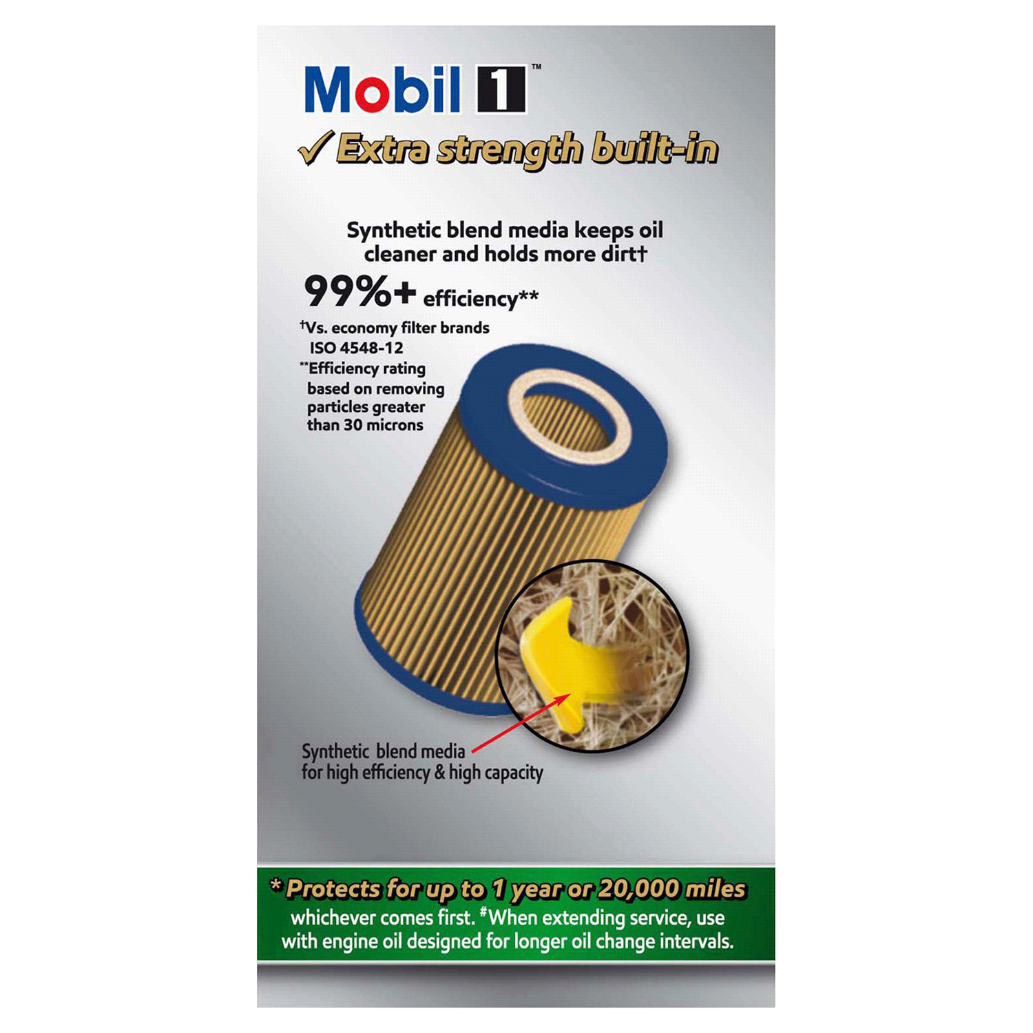 slide 2 of 4, Mobil 1 Extended Performance M1C-257A Cartridge Oil Filter, 1 ct