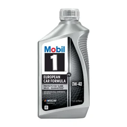 Mobil 1 European Car Formula Mobil 1 FS European Car Formula Full Synthetic Motor Oil 0W-40, 1 Quart