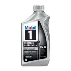 Mobil 1 European Car Formula Mobil 1 FS European Car Formula Full Synthetic Motor Oil 0W-40, 1 Quart