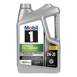 Mobil 1 Advanced Fuel Economy Advanced Fuel Synthetic OW-20 Motor Oil 5 qt