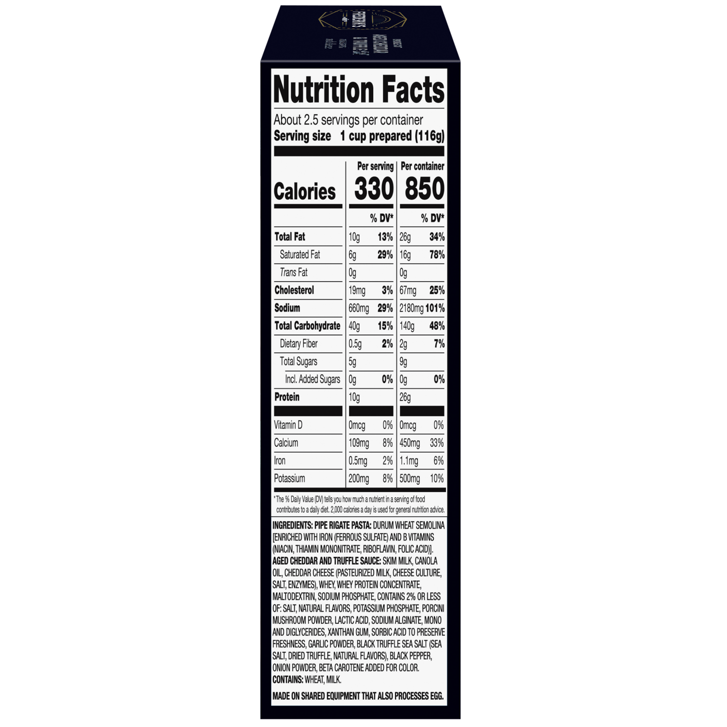 slide 3 of 5, Frederiks by Meijer Bronze Cut Aged Cheddar & Truffle Premium Macaroni & Cheese, 11 oz