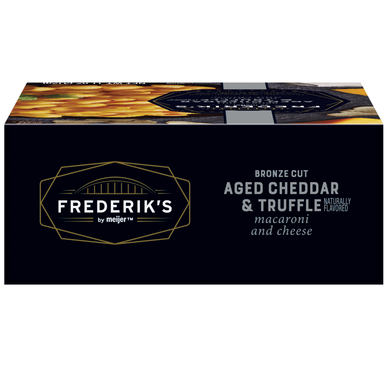 slide 5 of 5, Frederiks by Meijer Bronze Cut Aged Cheddar & Truffle Premium Macaroni & Cheese, 11 oz