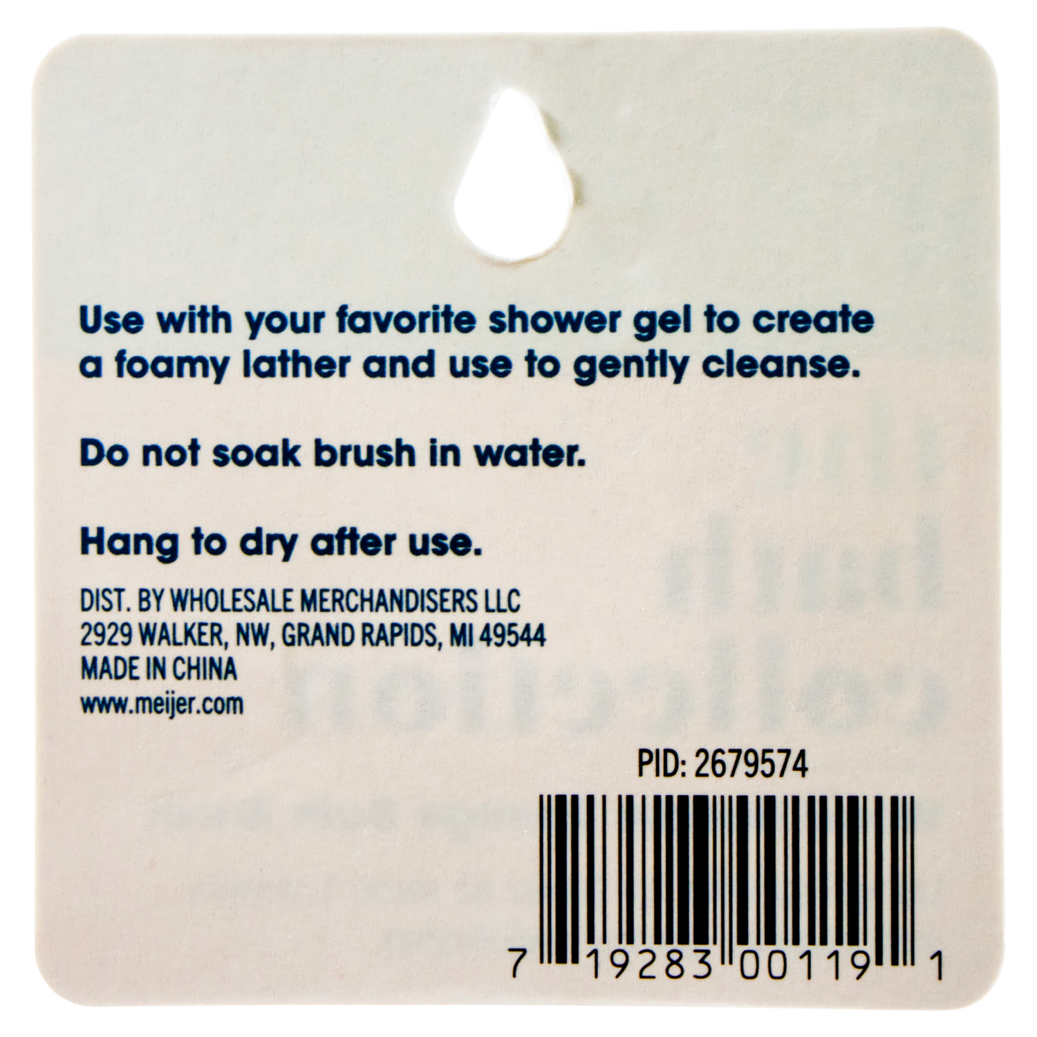 slide 3 of 3, The Bath Collection Tbc Wood Handle Net Bath Brush, 1 ct