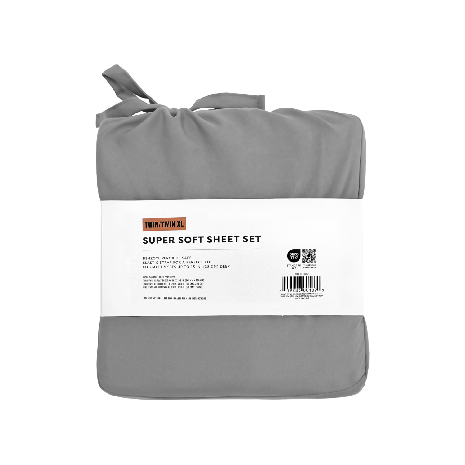 slide 2 of 4, Havenstay Sheets, Twin/Twin XL, Gray, twin/txlarge
