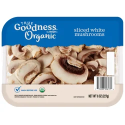 Highline Mushrooms True Goodness Organic Sliced White Mushrooms, 8 oz