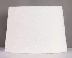 ROOM & RETREAT Rr Boukcle Mod Drum Shade 14" White