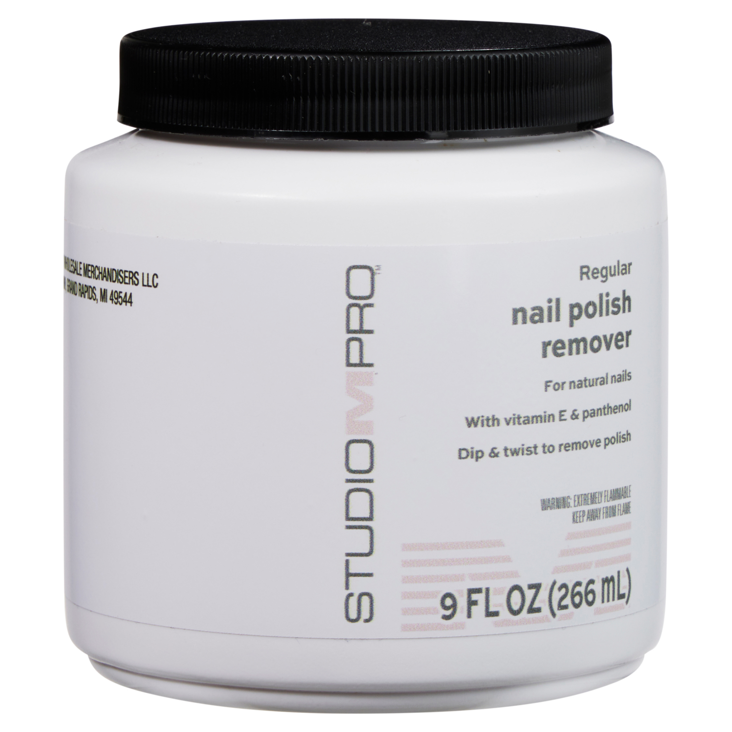 slide 4 of 5, Studio M Professional Studio M Pro Regular Nail Polish Remover DipIt Jar, 9 oz