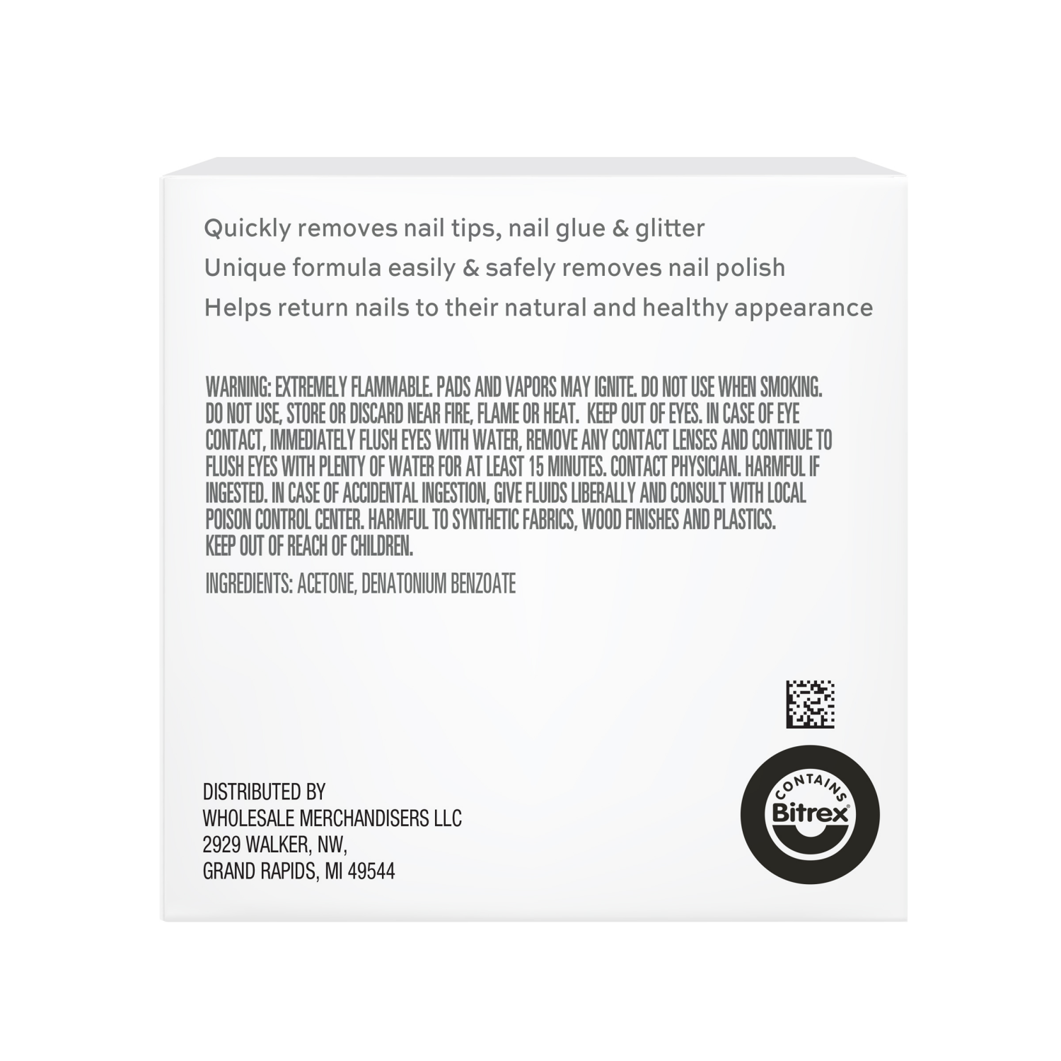 slide 2 of 2, Studio M Professional Studio M Pro Nail Polish Remover Pads, 100% Acetone, 10 Ct, 10 ct