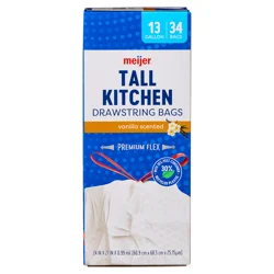 Meijer Mjr Kitchen Bags Pcr Flex Van 13gal 34ct