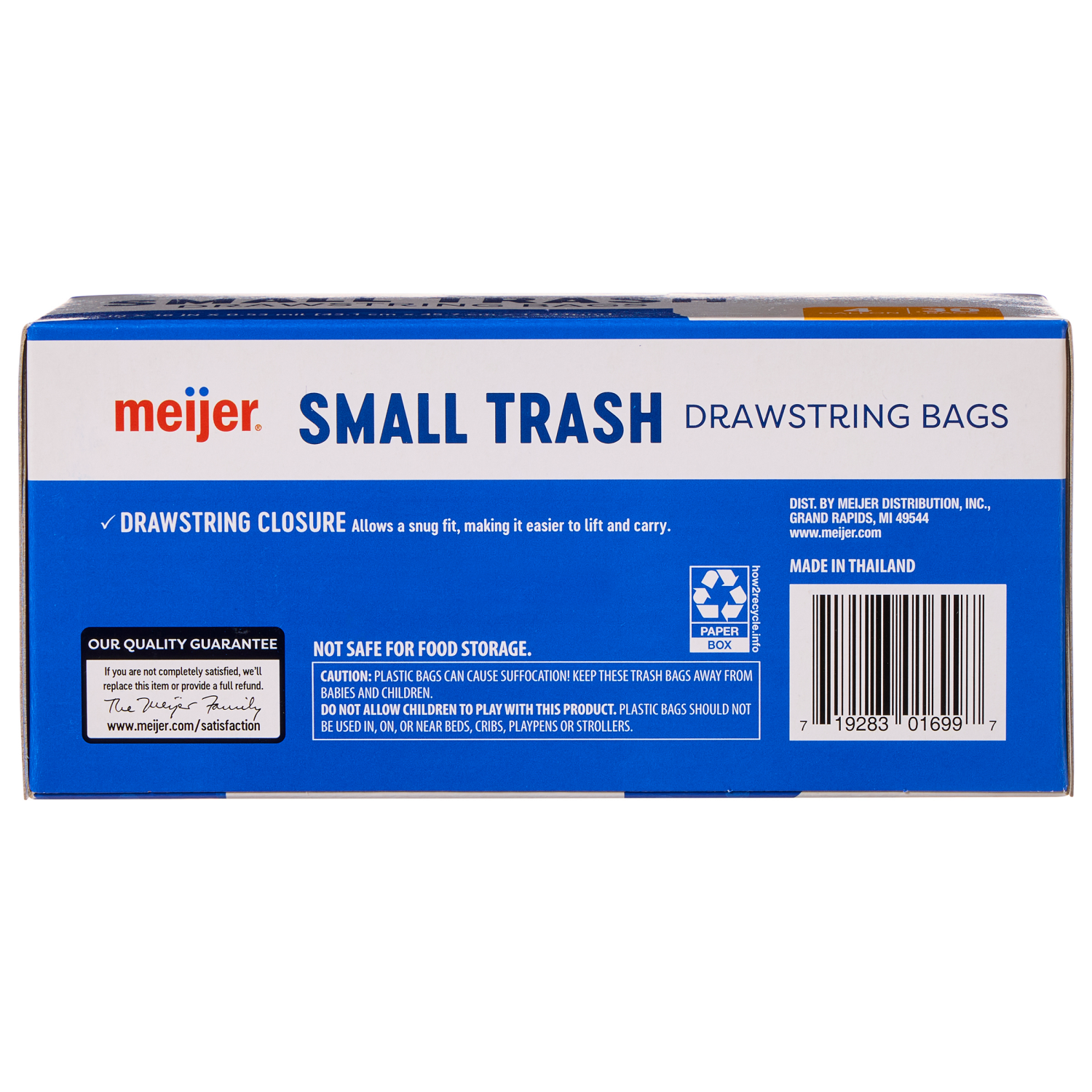 slide 2 of 8, MEIJER WASTE BAG SM 4GAL 30CT, 4 gal, 30 ct