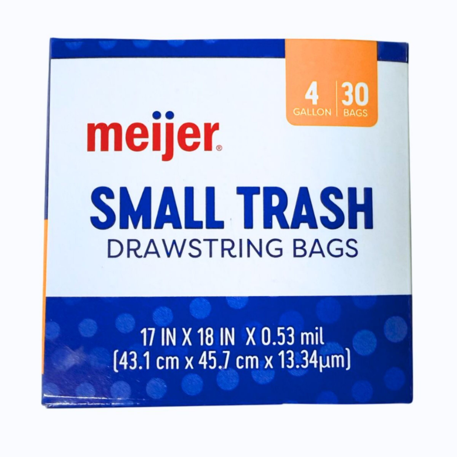 slide 5 of 8, MEIJER WASTE BAG SM 4GAL 30CT, 4 gal, 30 ct