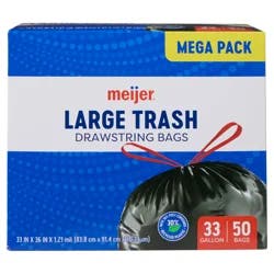 MEIJER TRASH MEGA PCR 33GAL 50CT