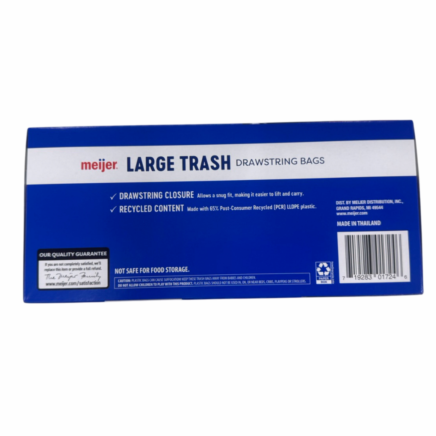 slide 3 of 8, MEIJER SUSTNBL TRASH BAG 30GAL 30CT, 30 gal, 30 ct