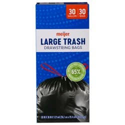 MEIJER SUSTNBL TRASH BAG 30GAL 30CT
