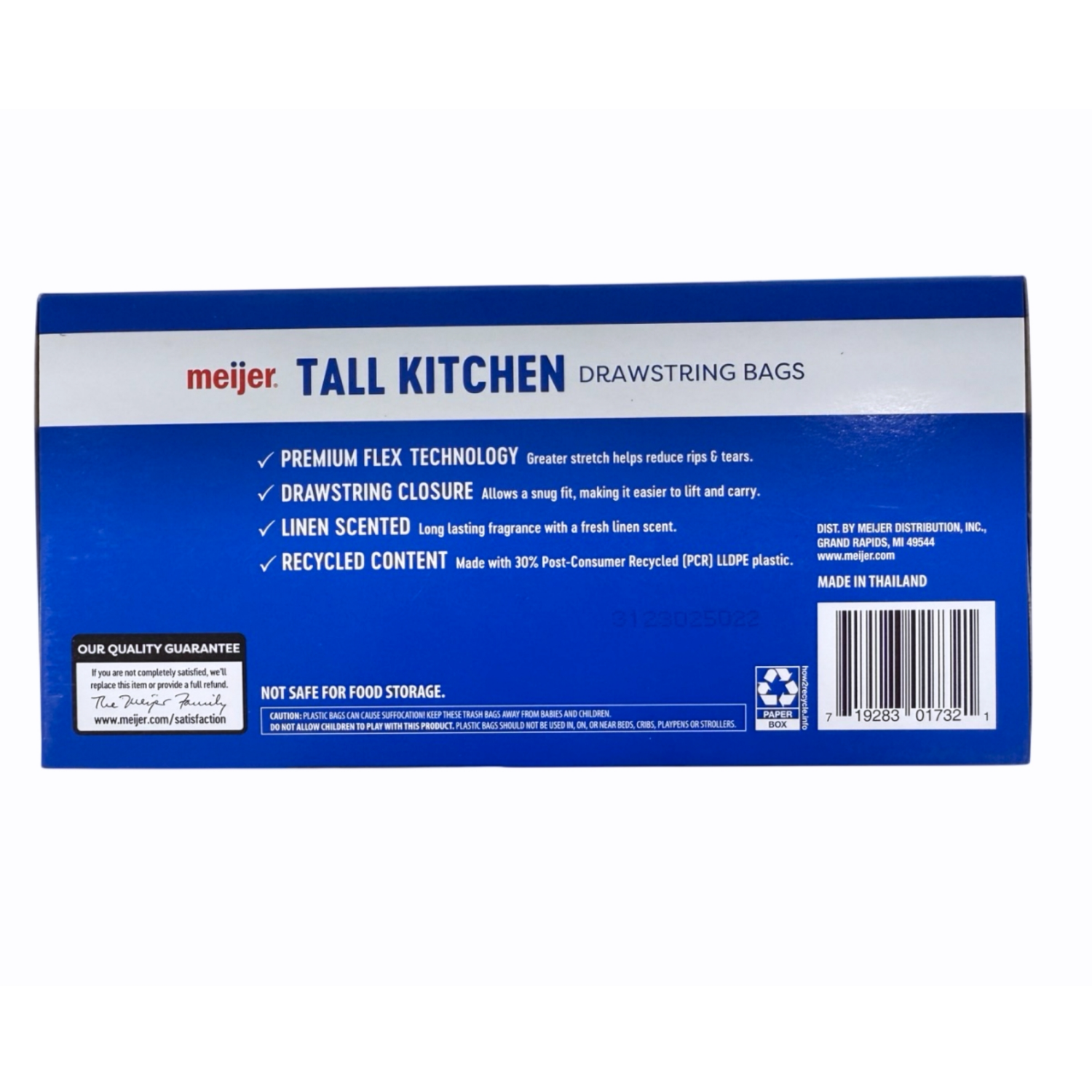 slide 3 of 8, Meijer Kitch Bag Flx Fr Linen 13g 90ct, 13 gram, 90 ct