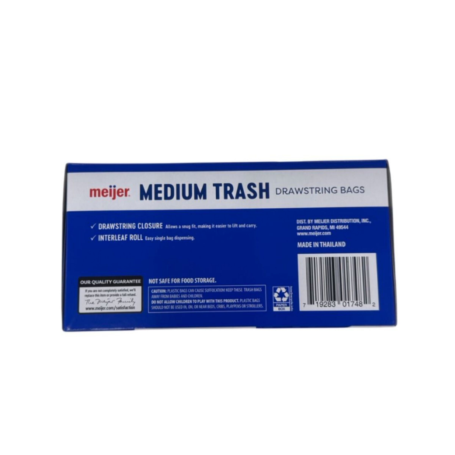 slide 3 of 8, Meijer Medium Drawstring Trash Bags, 8 Gallon, 30 Ct, 8 gal, 30 ct