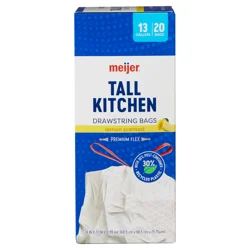 MEIJER KITCH BAG PCR FLEX LEMON 13G 20CT