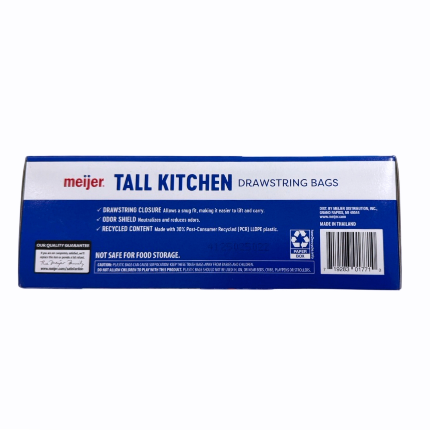 slide 3 of 8, Meijer MJR KITCH BAG UNSCTD+ODOR BLOCK 13G 20CT, 13 gram, 20 ct