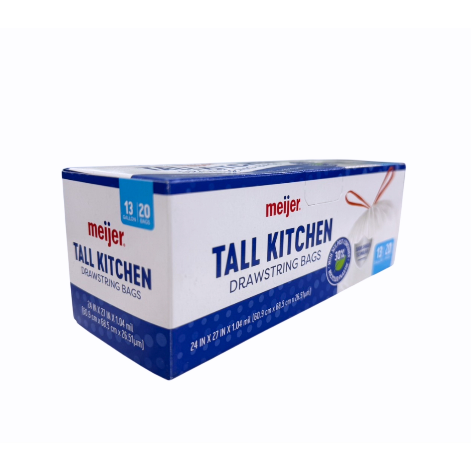 slide 7 of 8, Meijer MJR KITCH BAG UNSCTD+ODOR BLOCK 13G 20CT, 13 gram, 20 ct