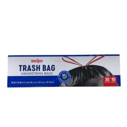 Meijer Trash Bag 30gal 10ct