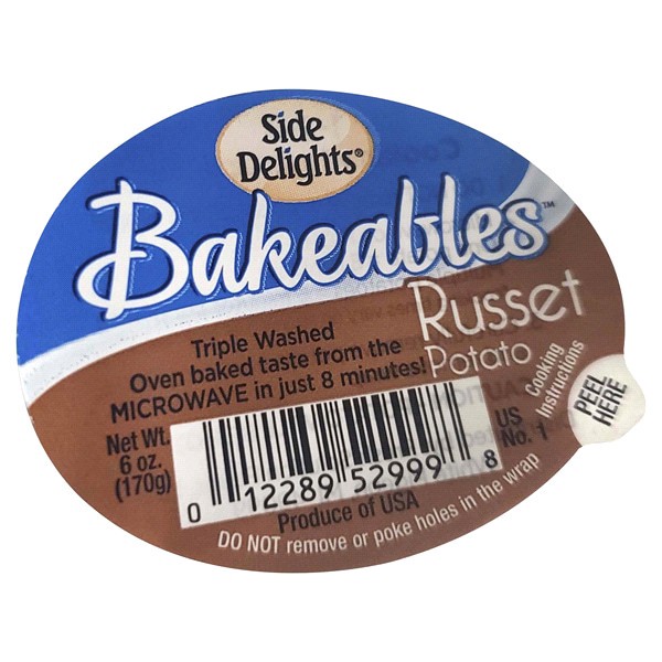 slide 4 of 9, Side Delights Bakeables Russet Potato, 6 oz