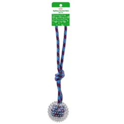 Meijer Spiky Dental Ball Dog Tug Toy