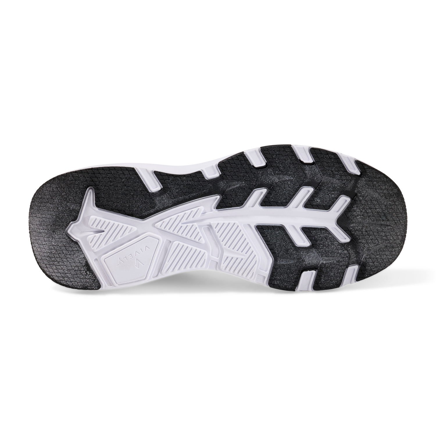 slide 3 of 6, Vively Mens Phoenix Running Shoe, Grey, Size 9.5, 1 ct