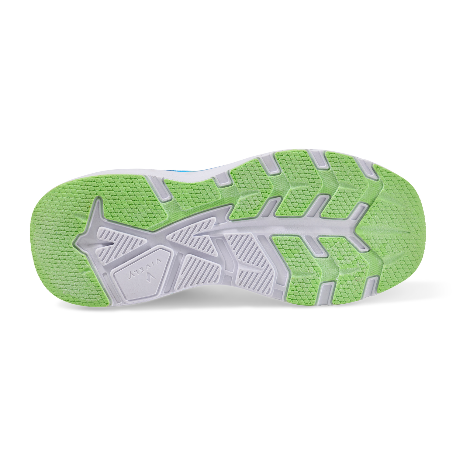 slide 3 of 6, Vively Womens Phoenix Running Shoe, Blue, Size 6.5, 1 ct