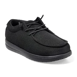 Falls Creek Boys' Matthew Casual Shoes, Solid Black, Size 3