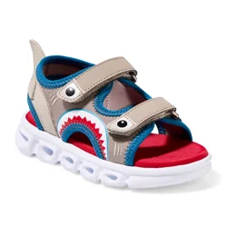 Falls Creek Kids Toddler Boys' Sharker T Sandal, Grey, Size 9