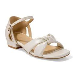 Falls Creek Girls' Unity S Casual Shoe, White, Size 2