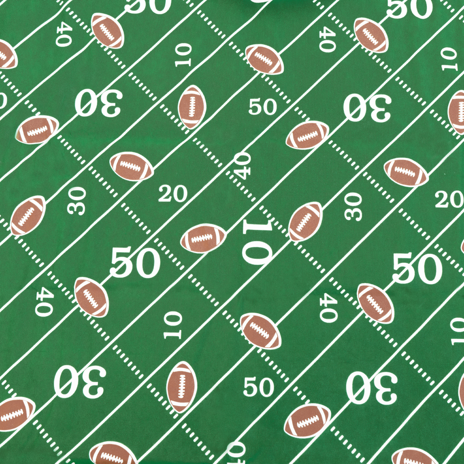 slide 2 of 2, ESSENTIAL M M Essentials Football Field PEVA Tablecloth, 60 in x 84 in, 60 in x 84 in