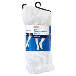 Diabetic Loosefit Crew Socks, Medium, 3 Pr