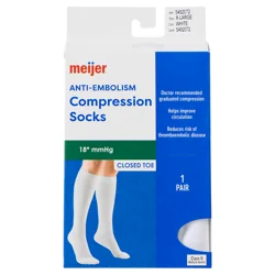 MEIJER ANTI-EMBOLISM WHT XL 1PR