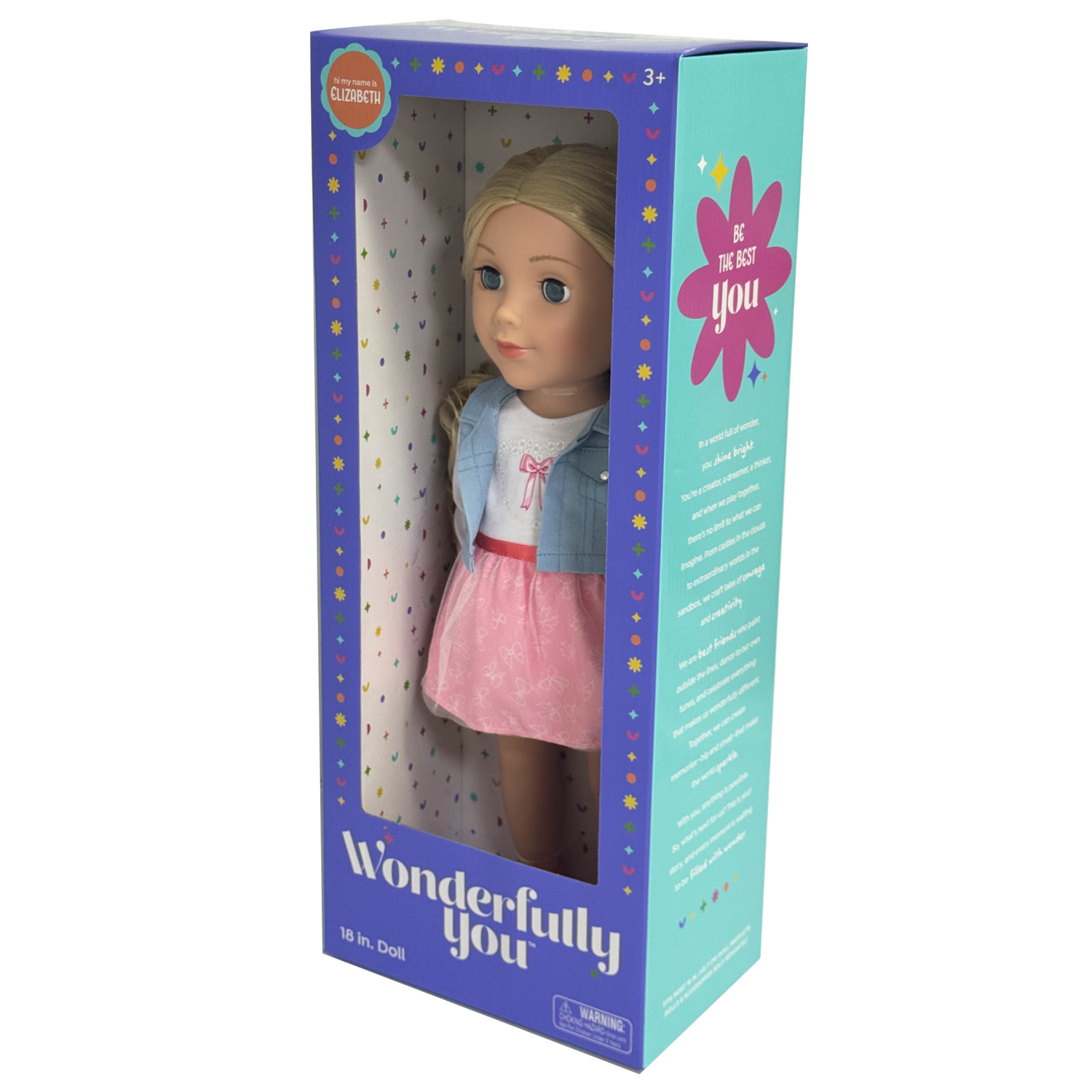 slide 7 of 8, Wonderfully You Elizabeth 18" Fashion Doll, 18 in