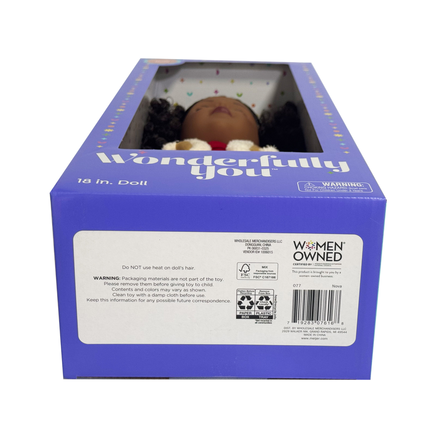 slide 3 of 8, Wonderfully You Nova 18" Fashion Doll, 18 in