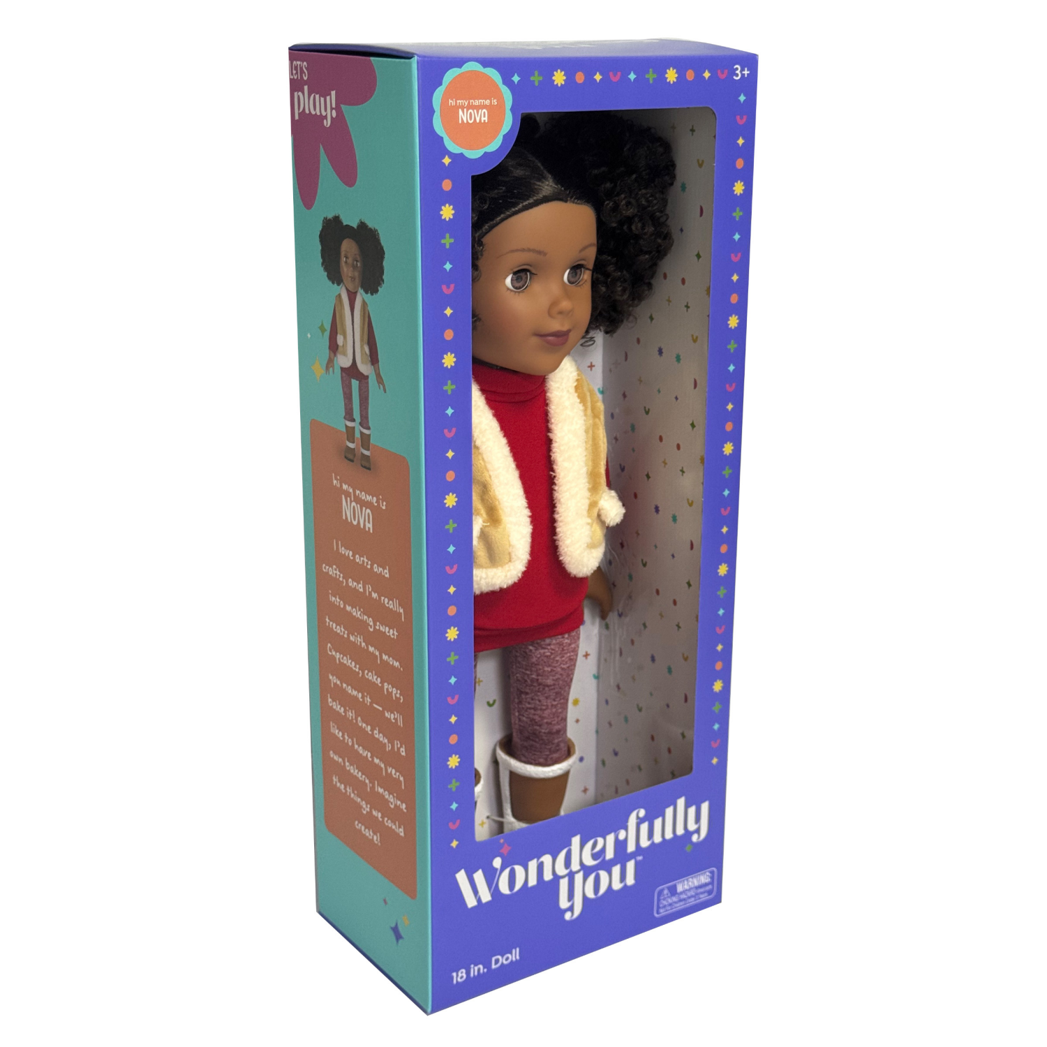 slide 6 of 8, Wonderfully You Nova 18" Fashion Doll, 18 in