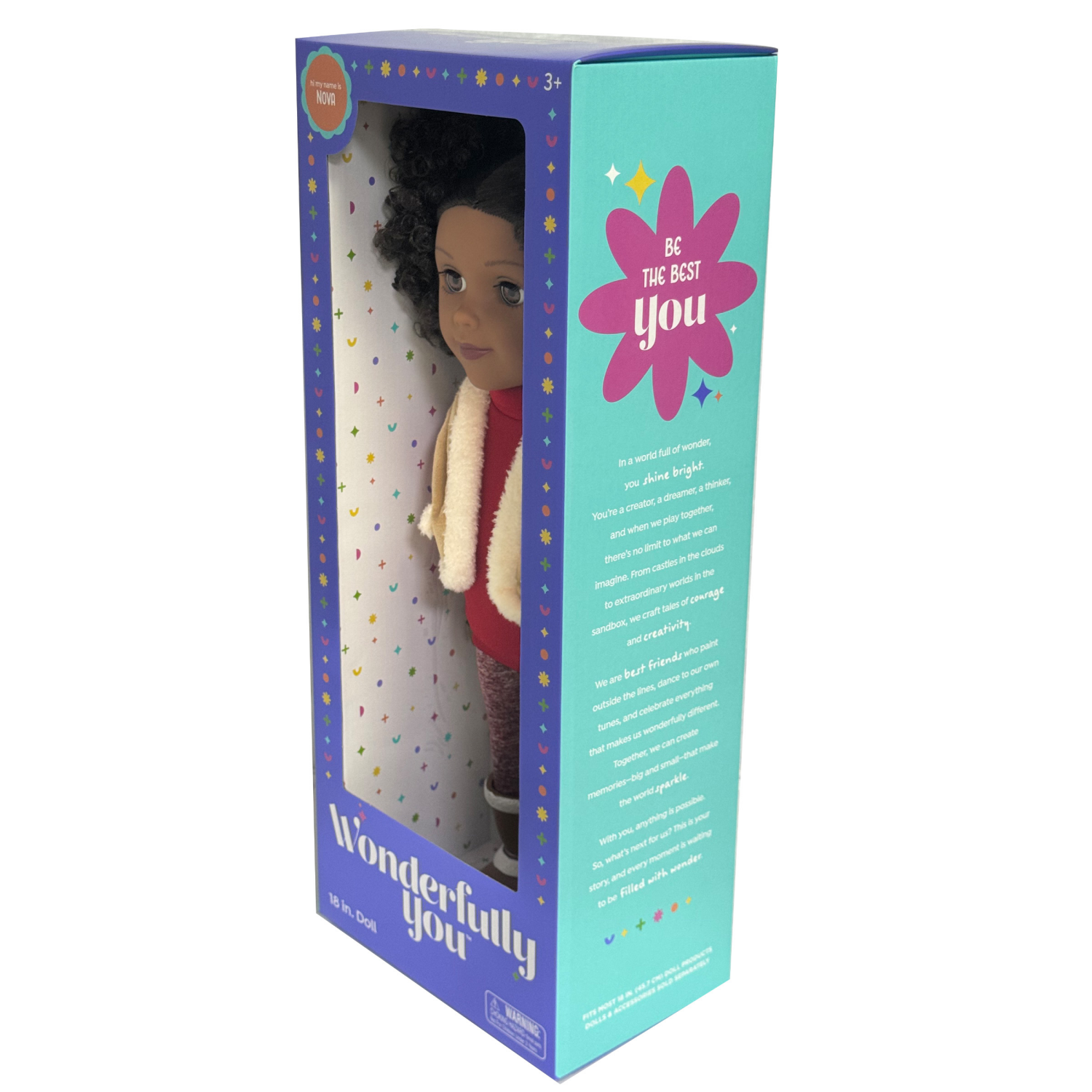 slide 7 of 8, Wonderfully You Nova 18" Fashion Doll, 18 in