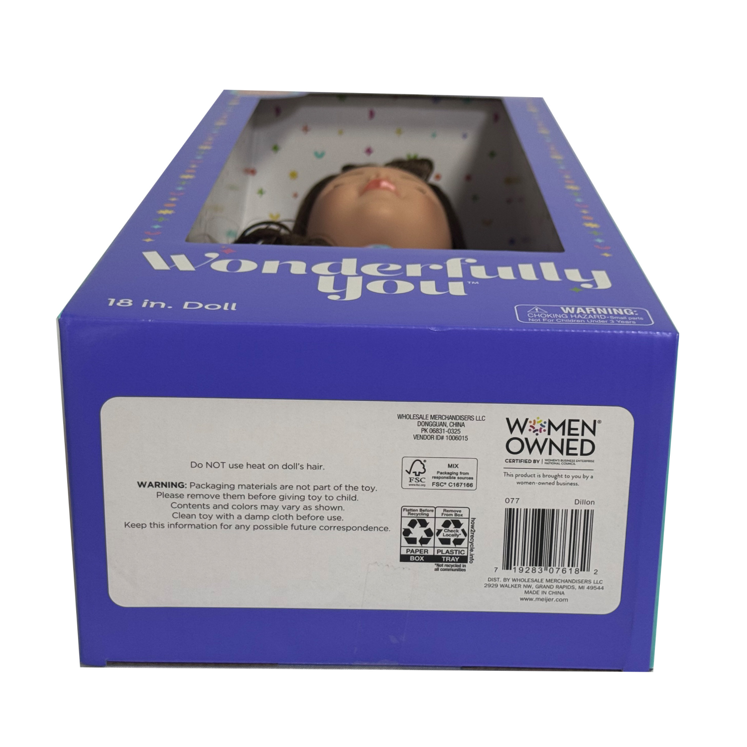 slide 3 of 8, Wonderfully You Dillon 18" Fashion Doll, 18 in