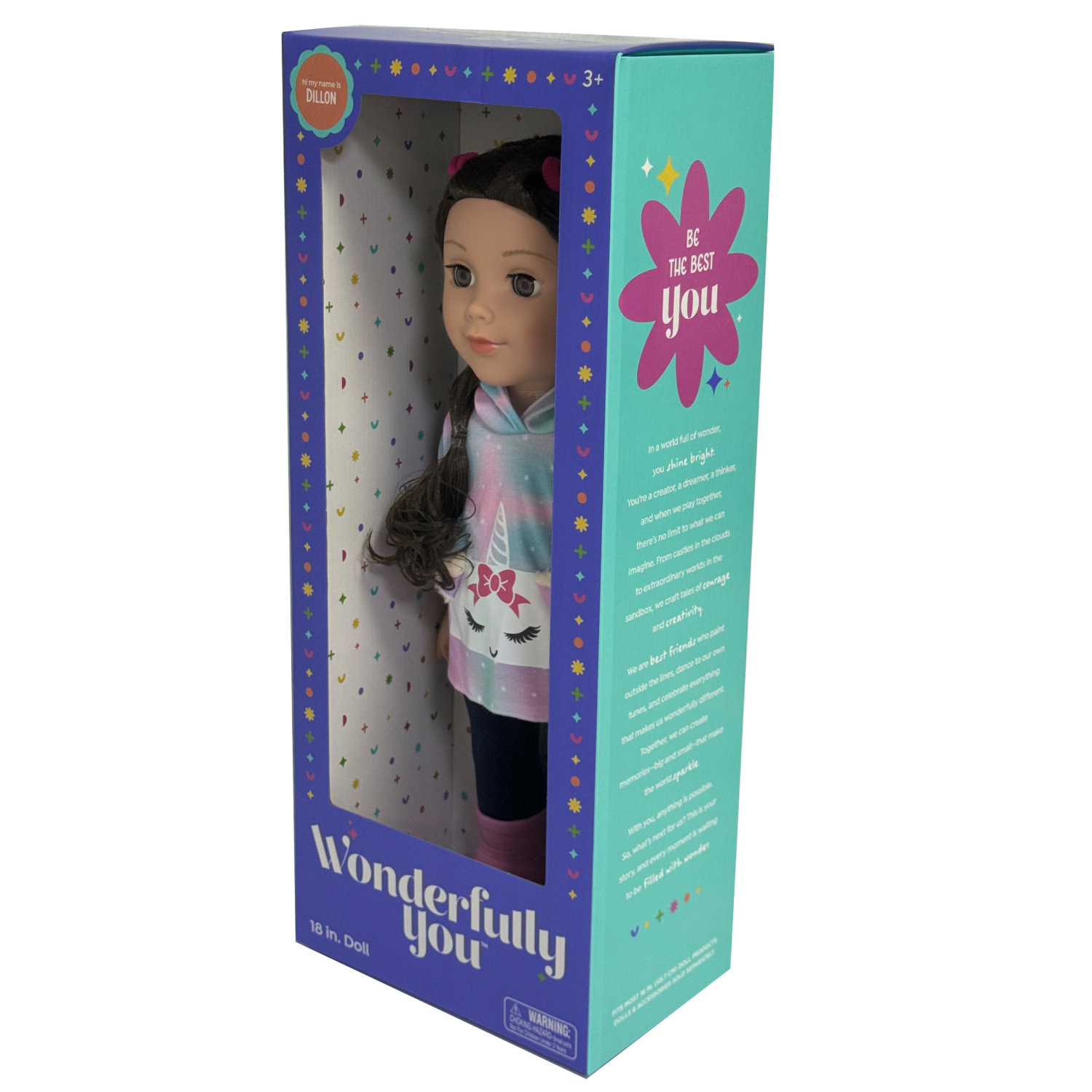 slide 7 of 8, Wonderfully You Dillon 18" Fashion Doll, 18 in