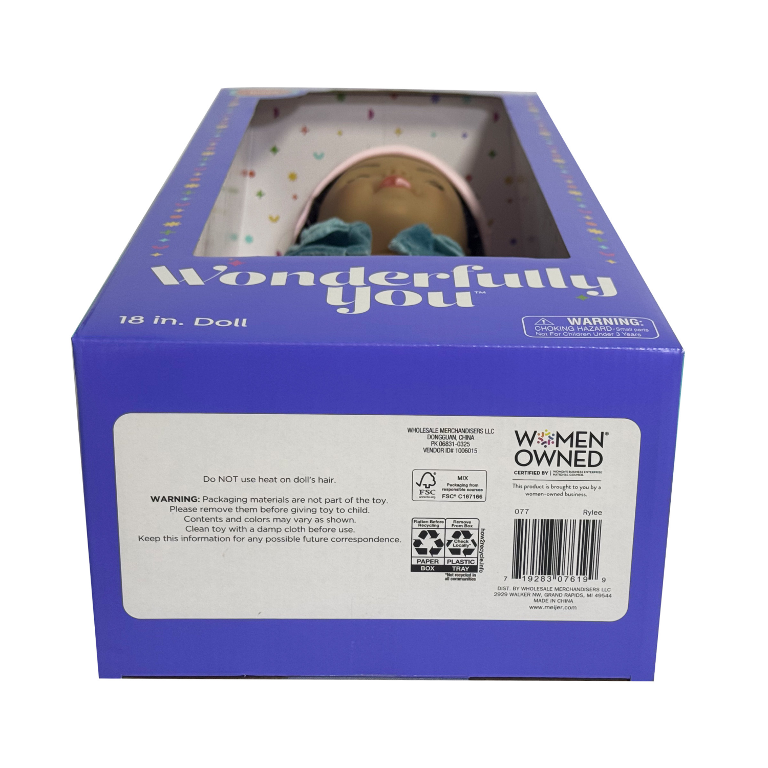 slide 3 of 8, Wonderfully You Rylee 18" Fashion Doll, 18 in